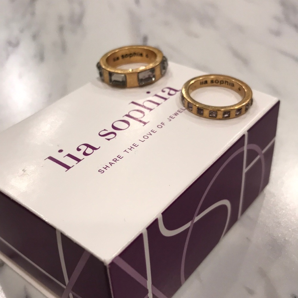 lia sophia Stackable Gold Rings